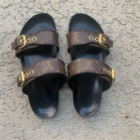 lv women sandals|luvion vuitton sandals.